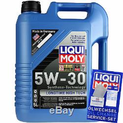 10 Liter Liqui Moly 5w-30 Motor Oil + Mann-filter Set S8 Quattro Audi A8 4e