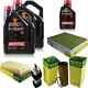 10l Inspection Set Kit Motul 8100 X-clean +5w-30 Engine Oil Mann 11384008