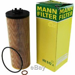 10x Original Mann Filter Hu Oil 842 X + 10x Sct Engine Flush Flushing