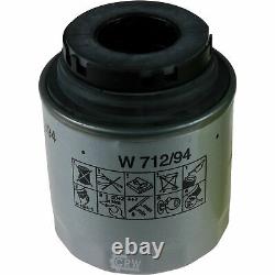 10x Original Mann Oil Filter W 712/94 - 10x Sct Flush Engine Rinse