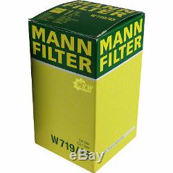 10x Original Mann Oil Filter W 719/45 + 10x Sct Engine Flush Flushing