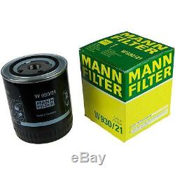 10x Original Mann Oil Filter W 930/21 + 10x Sct Engine Flush Flushing