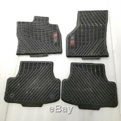 2015-2020 Audi S3 8v Genuine Black Rubber All Weather Floor Mats Set Oem Kit