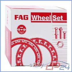 2x Fag Game Set Kit Front Wheel Bearing Rear Audi A6 C6 4f R8 A8 4e 4s