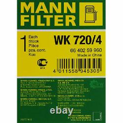 5l Mannol 5w-30 Break LL + Mann-filter Filter Audi A4 8ec B7 2.0
