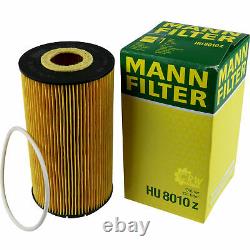 5x Original Mann Oil Filter Hu 8010 Z - 5x Sct Flush Engine Rinse