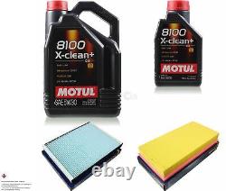 6l Inspection Set Kit Motul 8100 X-clean +5w-30 Engine Oil Sct Filter 11358109