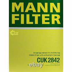 8L Inspection Set Kit Motul 8100 X-Clean +5W-30 Engine Oil Mann 11380442