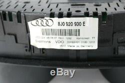 8j0907115n Set Ignition Starting Audi Tt 2.0 147kw 2p B 6m (2009) Spare U