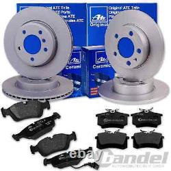 ATE Brake Discs + Ceramic Coatings Front+Rear for Audi Q5 8R