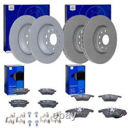 ATE Discs + Ceramic Front + Rear Suitable for Golf 5 6 Touran A3 Superb