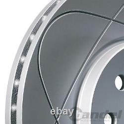 ATE Powerdisc Brake Discs + Rear Linings for Audi A3 Leon Superb