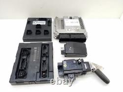 Audi A4 S4 B8 8k 2008 Gasoline Engine Ecu Kit And Lock Set 8k2907115q Min32750