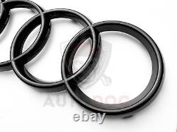 Audi S5 Gloss Black Set Kit Of Rings Before Badge Grid Cover