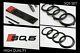 Audi Sq5 Matt Black Set Kit Of Rings Before Badge Grid Cover