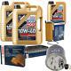 Bosch Inspection Set 11l Liquid Smooth Operation 10w-40 For Audi A8 3.0