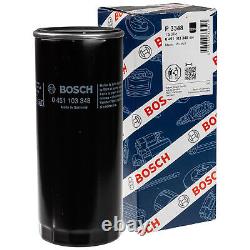 Bosch Inspection Kit Set 10L Mannol Classic 10W-40 for Audi A6 Avant S6