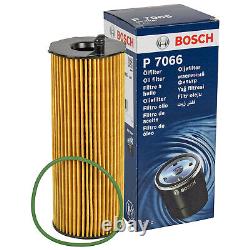 Bosch Inspection Kit Set 11l Mannol Defender 10w-40 For Audi A8 3.0 Tdi