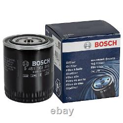 Bosch Inspection Kit Set 5L Mannol Classic 10W-40 for Audi 80 Avant 8C B4