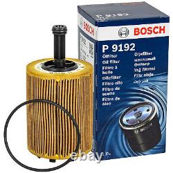 Bosch Inspection Kit Set 5L Mannol Defender 10W-40 for Audi A3 Sportback 2.0