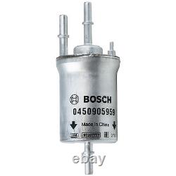 Bosch Inspection Kit Set 5L Mannol Defender 10W-40 for Audi A3 Sportback 2.0