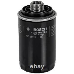 Bosch Inspection Kit Set 5L Motul 8100 X-Clean + 5W-30 for Audi A4 Avant 1.8