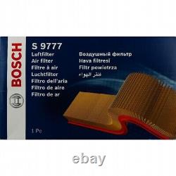 Bosch Inspection Kit Set 5L Motul 8100 X-Clean + 5W-30 for Audi A6 2.6
