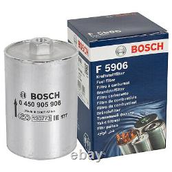 Bosch Inspection Kit Set 6L Mannol Elite 5W-40 for Audi A6 Avant 2.4 2.8