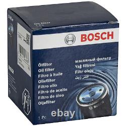 Bosch Inspection Kit Set 7L Mannol Defender 10W-40 for Audi A6 4A C4 2.6