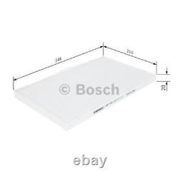 Bosch Inspection Kit Set 7L Motul 8100 X-Clean + 5W-30 for Audi A6 2.6