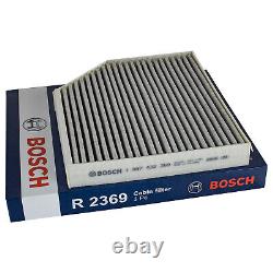 Bosch Inspection Kit Set 7L Motul 8100 X-Clean + 5W-30 for Audi Q5 2.0 Tdi