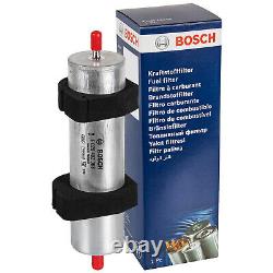 Bosch Inspection Kit Set 7l Motul 8100 X-clean + 5w-30 For Audi A4 Front 2.0