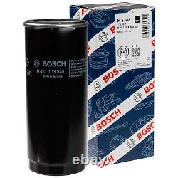 Bosch Inspection Kit Set 8L Mannol Classic 10W-40 for Audi A6 avant and S6