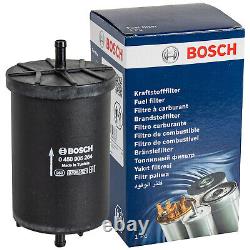Bosch Inspection Kit Set 9L Mannol Defender 10W-40 for Audi A6 2.4 2.8