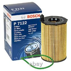 Bosch Inspection Kit Set 9L Motul 8100 X-Clean + 5W-30 for Audi Q7 3.0