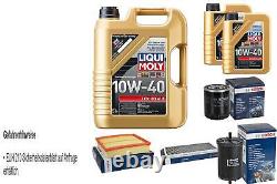 Bosch Inspection Set 7L Liqui Moly Légèreté 10W-40 for Audi A4 2.6 2.8