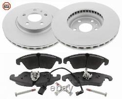 Brake Brake Discs Covered Charcoal Front Pads For Audi A4 B8