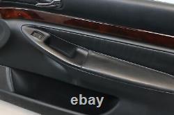 Door Panels Onyx Leather Kit Black Audi A4 B5 Facelift N1h / Br