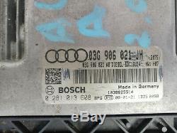 Ecu Starter Kit / Ecu Engine Lock Set Audi A3 2.0tdi 03g 906 021 Jh 0281013608