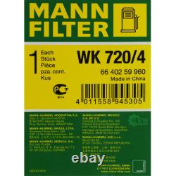 Engine Oil 10l Mannol Classic 10w-40 + Mann-filter Audi A4 8ec Filter