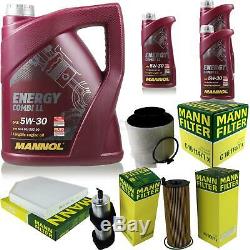 Engine Oil 5w-30 8l Mannol Break LI + Mann-filter Filter Audi A5 8t3