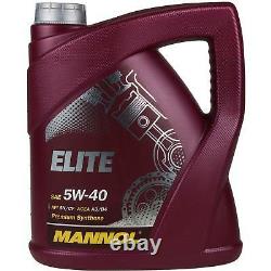 Engine Oil 8l Mannol Elite 5w-40 + Mann Filter Luft Audi A8 4d2 4d8 4.2