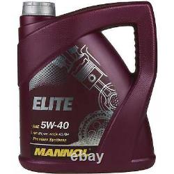 Engine Oil 9l Mannol Elite 5w-40 - Mann-filter Filter Audi A6 4f2 C6 2.7 Tdi