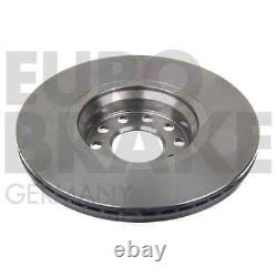 Eurobrake Brake Discs + Front + Rear Linings Suitable for Audi A4 8E