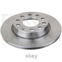 Eurobrake Brake Discs + Front + Rear Linings Suitable for Audi A4 8E