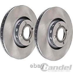 Febi Discs 276mm + Front Linings Suitable for Audi 80 B4 Cabriolet Coupe B3