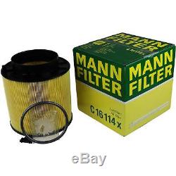 Filter Set Kit + 5w30 Engine Oil For Volkswagen Vw Audi A5 Cabriolet 8f7 A4