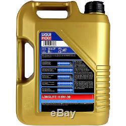 Filter Set Kit + 5w30 Motor Oil For Skoda Octavia Combi Audi Tt 1u5 8n3