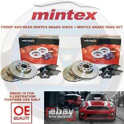 For Audi A4 A5 Avant Mintex Rear Brake Discs and Pads Set Kit 314mm 300mm.