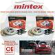 For Audi A4 A5 Front Mintex Rear Brake Discs And Skates Set Kit 314mm 300mm
